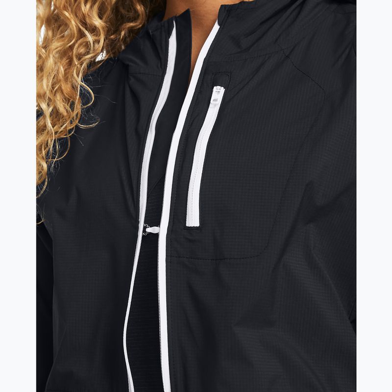 Jachetă de alergat pentru femei Under Armour Phantom Windbreaker black/white/white 3