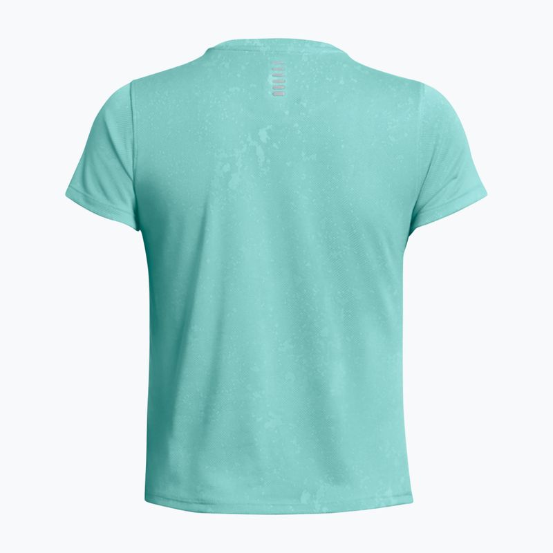 Tricou de alergare pentru femei Under Armour Streaker Splatter radial turquoise/reflective