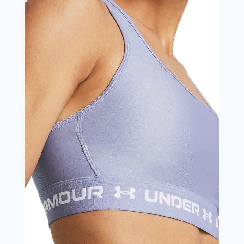 Sutien fitness Under Armour Crossback Mid celeste/celeste/white 3