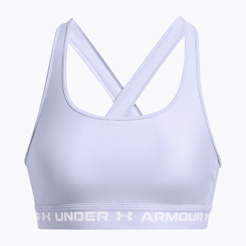 Sutien fitness Under Armour Crossback Mid celeste/celeste/white 4