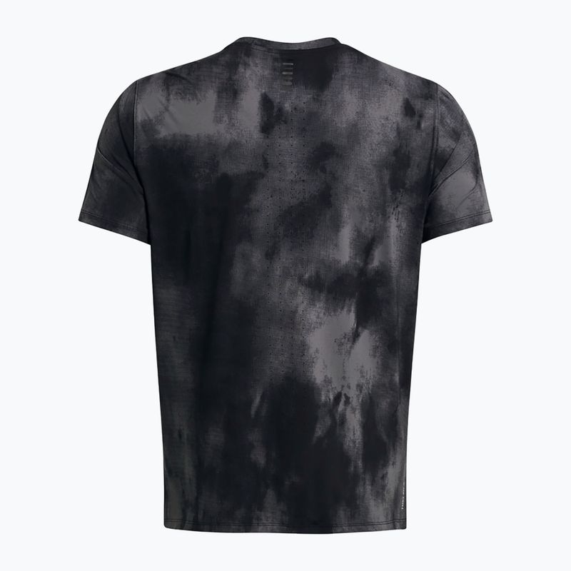 Tank top de alergat pentru bărbați Under Armour Laser Wash black/castlerock/reflective 5