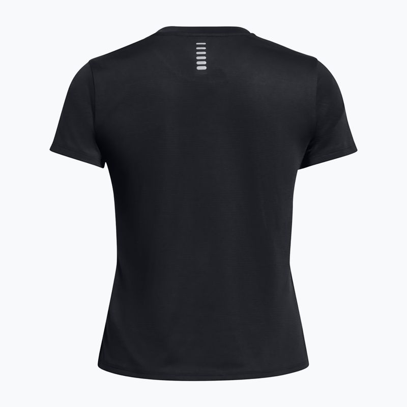 Tricou de alergare pentru femei Under Armour Launch black/reflective 2