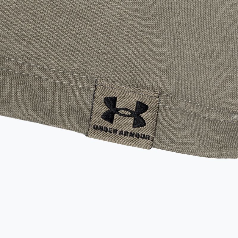 Tricou de antrenament pentru femei Under Armour Campus Boxy Crop taupe dusk/black 6