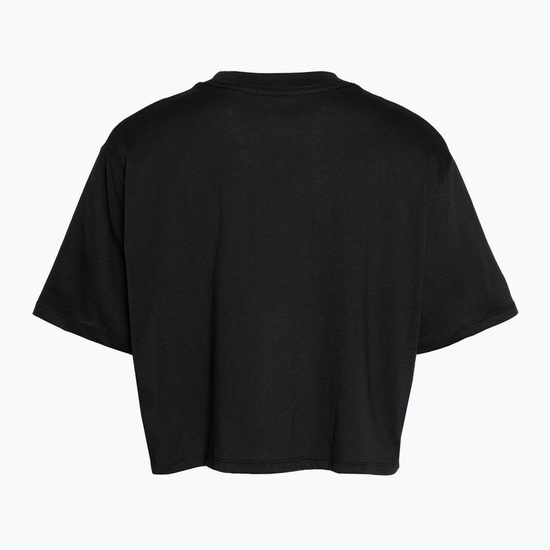 Tricou de antrenament pentru femei Under Armour Campus Boxy Crop black/white 4