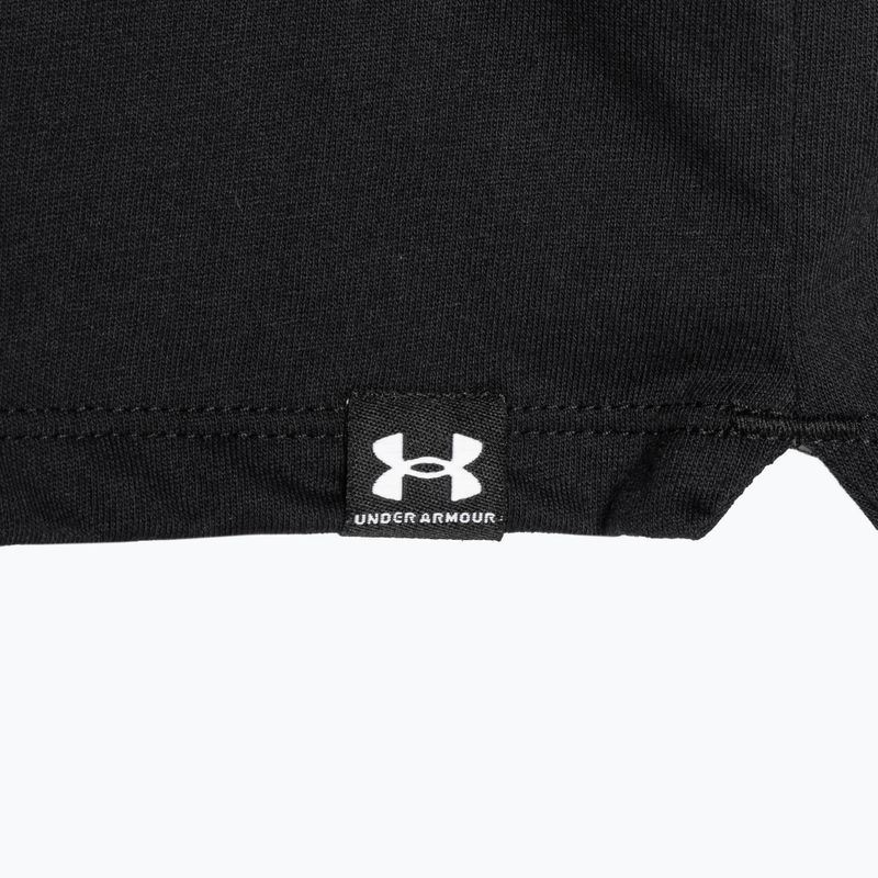 Tricou de antrenament pentru femei Under Armour Campus Boxy Crop black/white 5
