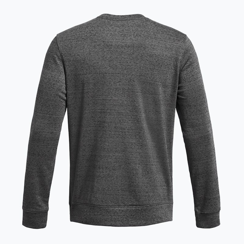 Bluză pentru bărbați Under Armour Rival Terry Lc Crew castlerock light heather/onyx white 4