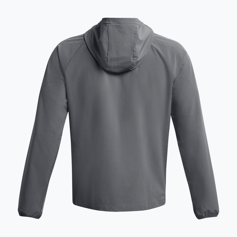 Geacă pentru bărbați Under Armour Stretch Woven Windbreaker pitch gray/black 5