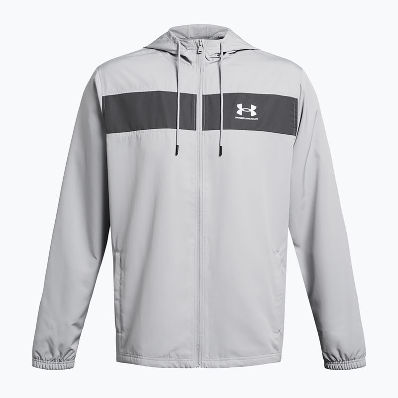 Bărbați Under Armour Sportstyle Windbreaker jachetă mod gri/castlerock/alb 3