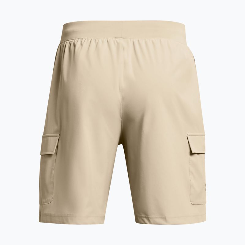 Pantaloni scurți de antrenament pentru bărbați Under Armour Stretch Woven Cargo khaki base/black 6