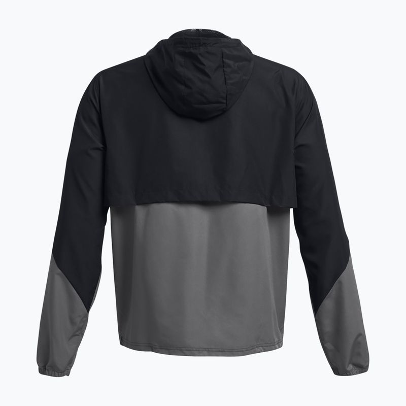 Jachetă de antrenament pentru bărbați Under Armour Legacy Windbreaker black/castlerock/castlerock 5