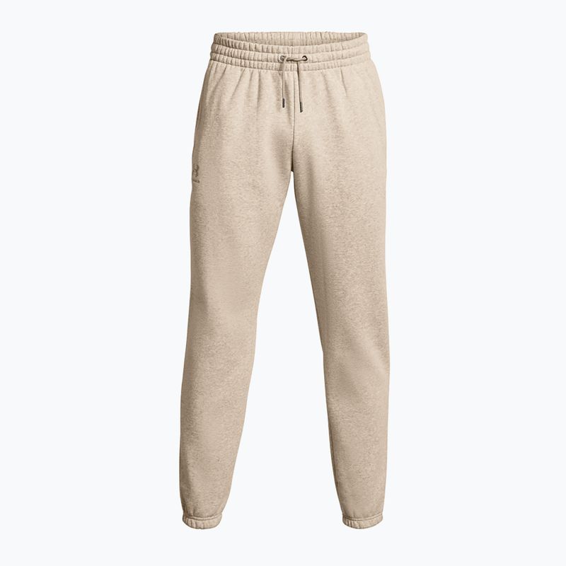 Pantaloni de antrenament pentru bărbați Under Armour Essential Fleece Joggers timberwolf taupe light hthr/timberwolf taupe 6