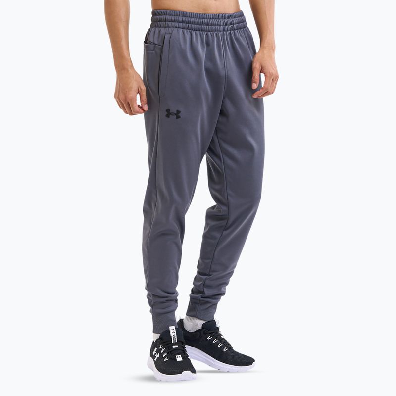 Pantaloni pentru bărbați Under Armour Armour Fleece Joggers castlerock/black 4