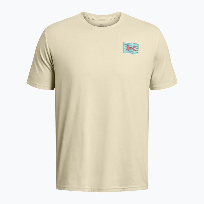 Tricou pentru bărbați Under Armour Colorblock Logo LC silt/coho 3