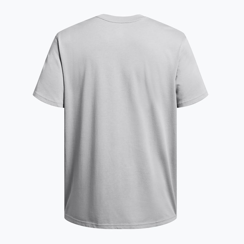 Tricou pentru bărbați Under Armour HW Armour Label mod gray medium heather/black 5