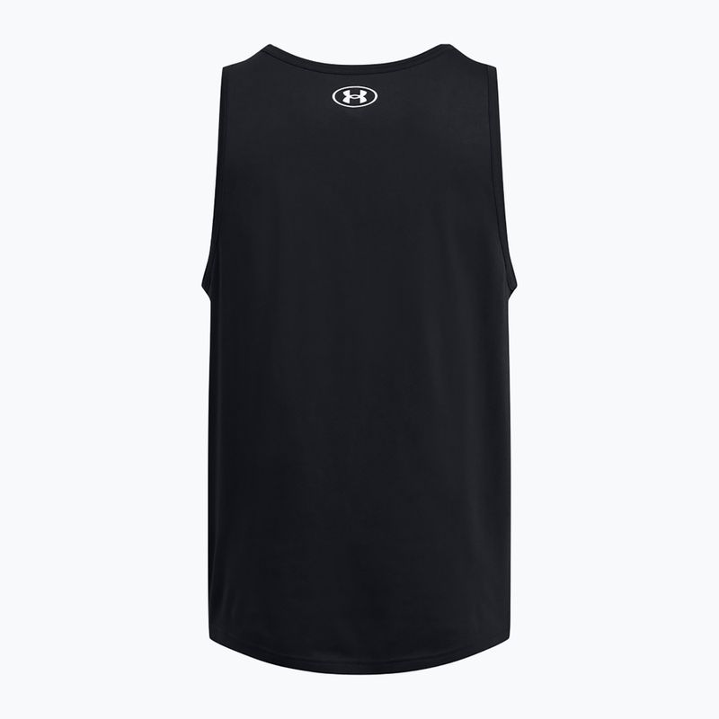 Tank top pentru bărbați Under Armour Sportstyle Logo black/white 4