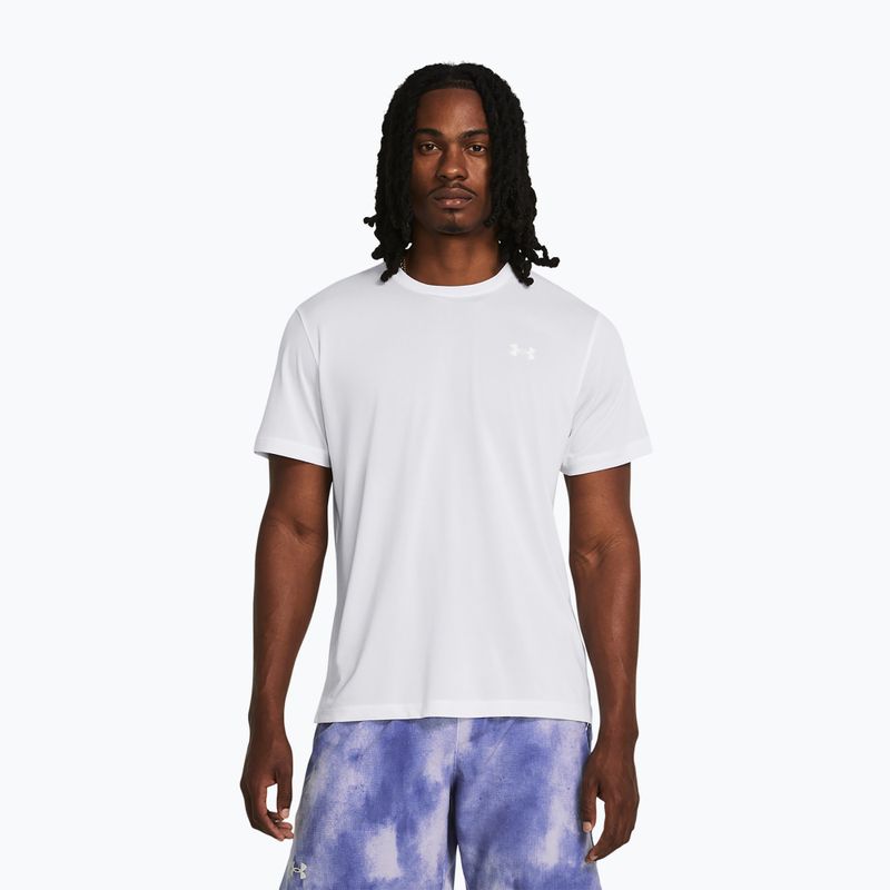 Tricou de alergare pentru bărbați Under Armour Streaker white/reflective