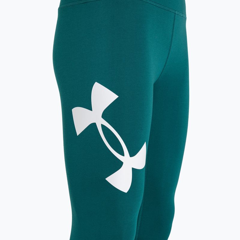 Colanți pentru femei Under Armour Campus hydro teal/white 7