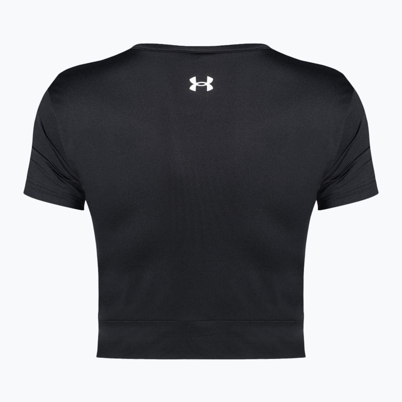Top de antrenament pentru femei Under Armour Motion Crossover Crop black/white
