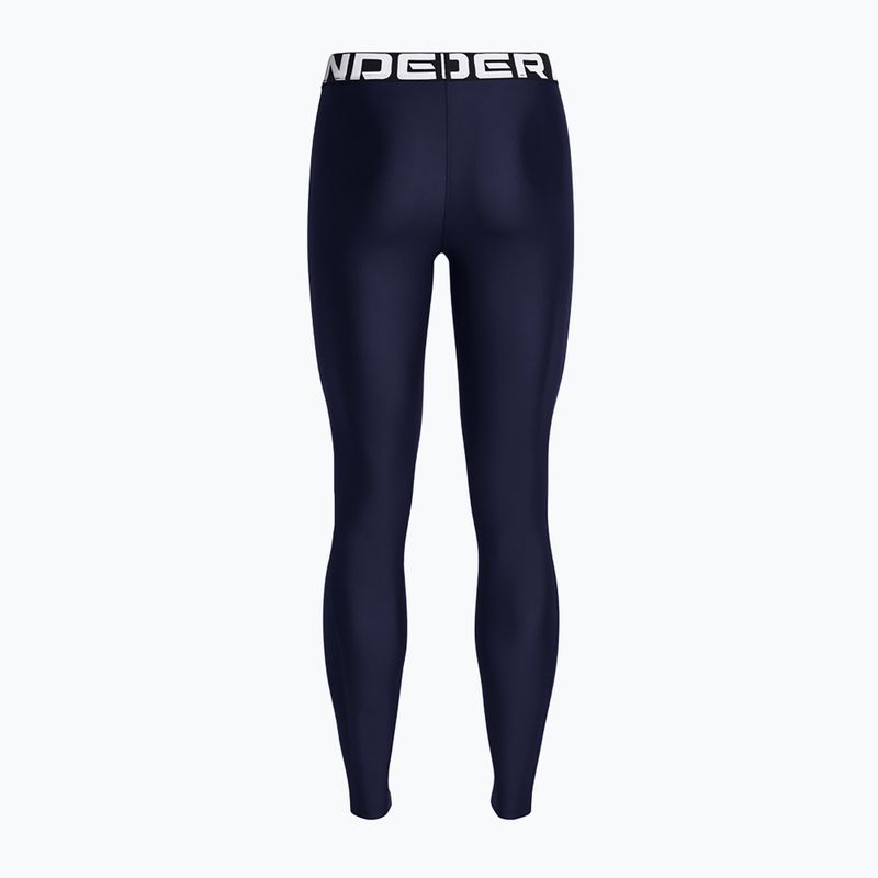 Colanți pentru femei Under Armour HeatGear midnight navy/white 2