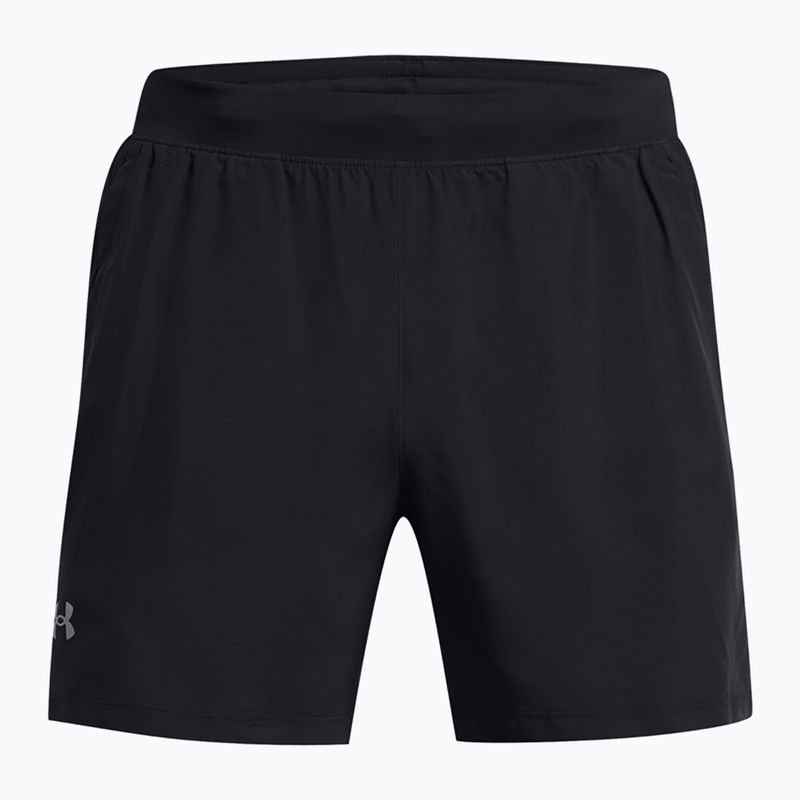 Pantaloni scurți de alergare pentru bărbați Under Armour Launch 5" black/black/reflective