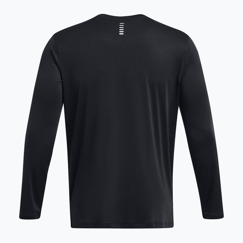 Under Armour Launch negru / reflectorizant bărbați care rulează longsleeve 2