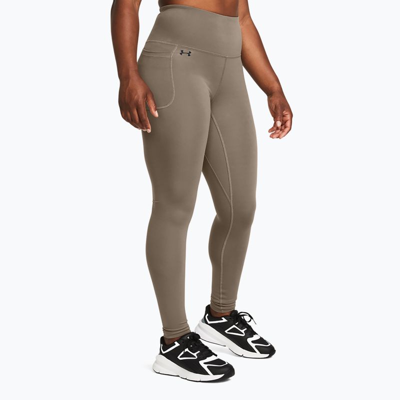 Colanți pentru femei Under Armour Motion taupe dusk/black