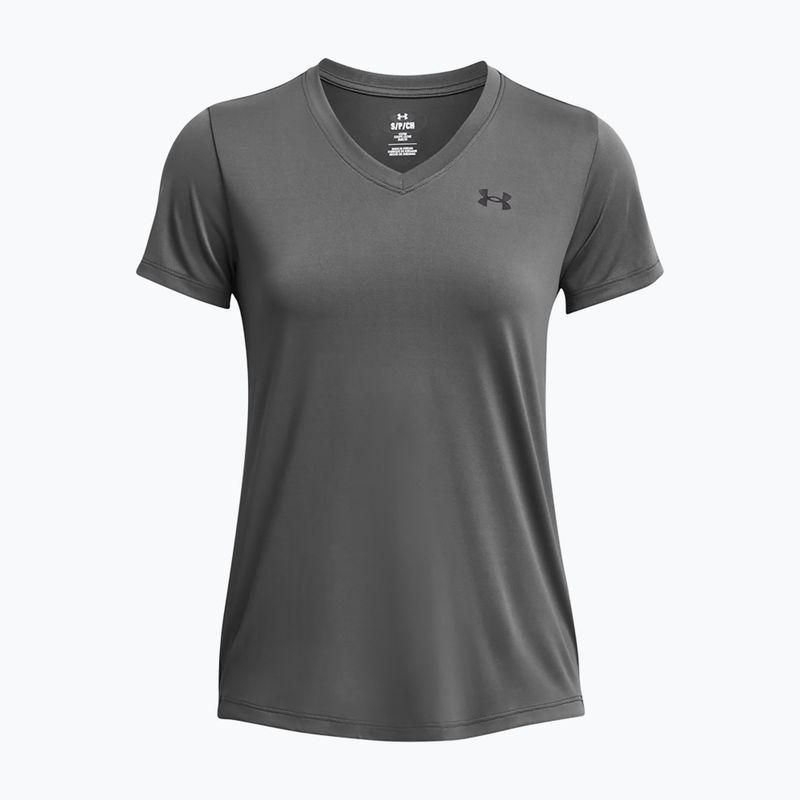 Tricou de antrenament pentru femei Under Armour Tech SSV Solid castlerock/black