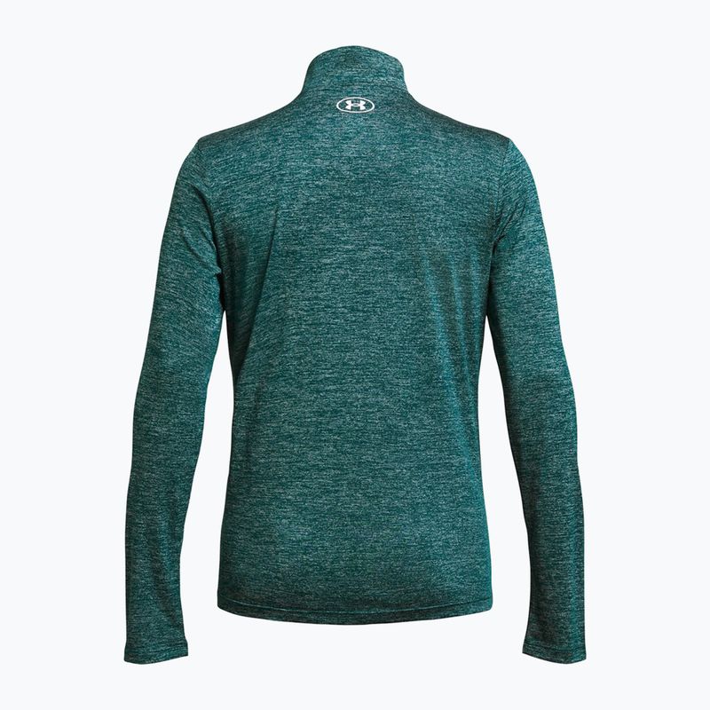 Bluză pentru femei Under Armour Tech 1/2 Zip-Twist hydro teal/white 7