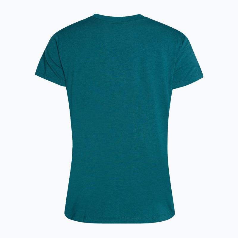 Tricou de antrenament pentru femei Under Armour Off Campus Core hydro teal/white 4