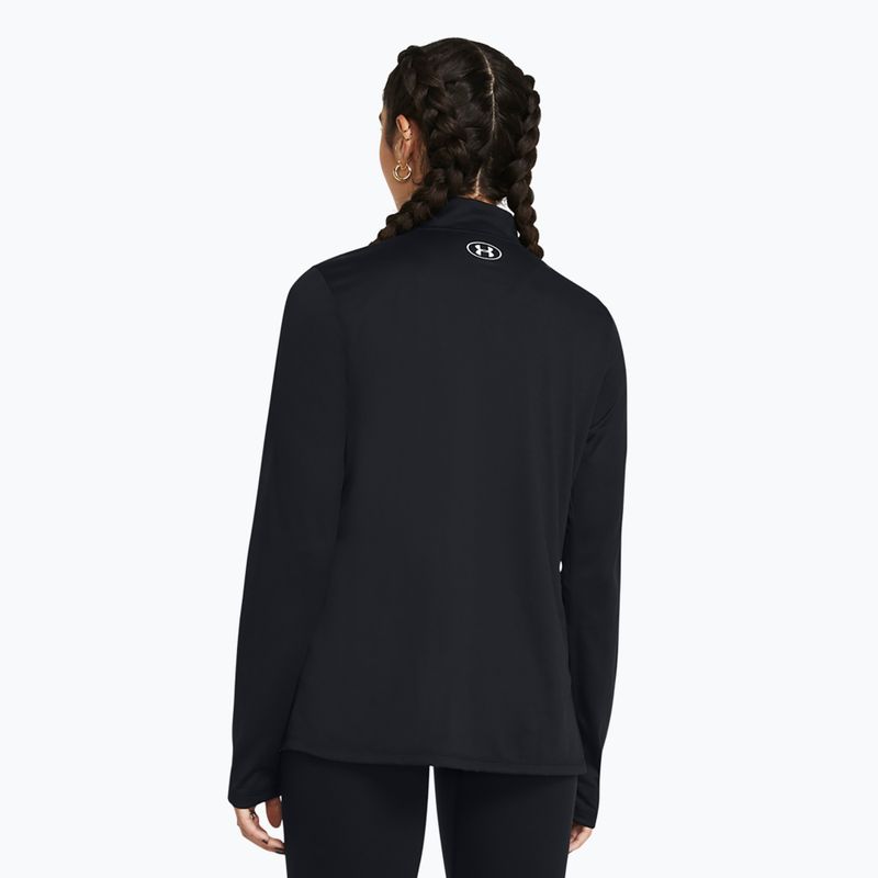 Bluză pentru femei Under Armour Tech 1/2 Zip Solid black / white 2