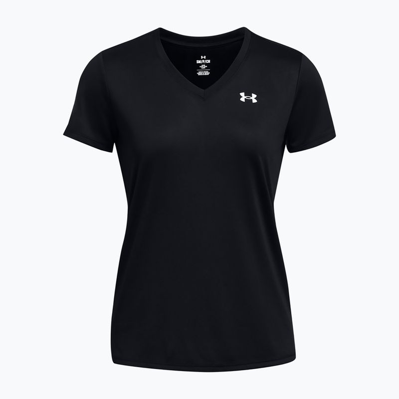 Tricou de antrenament pentru femei Under Armour Tech SSV Solid black/white