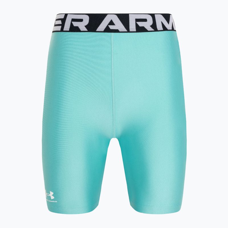 Pantaloni scurți pentru femei Under Armour HG Authentics 8in radial turquoise/white 4