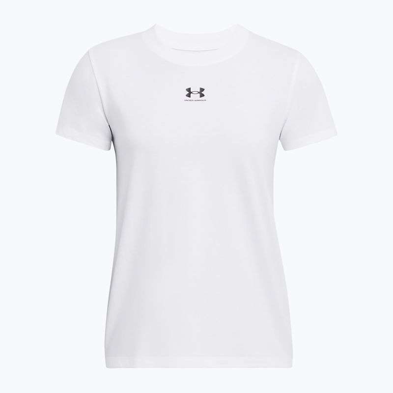 Tricou pentru femei Under Armour Rival Core hydro alb/negru