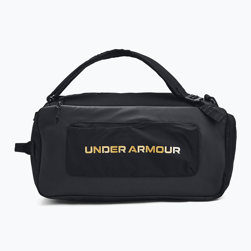 Geantă de antrenament Under Armour Contain Duo 40 l black/metallic gold 2