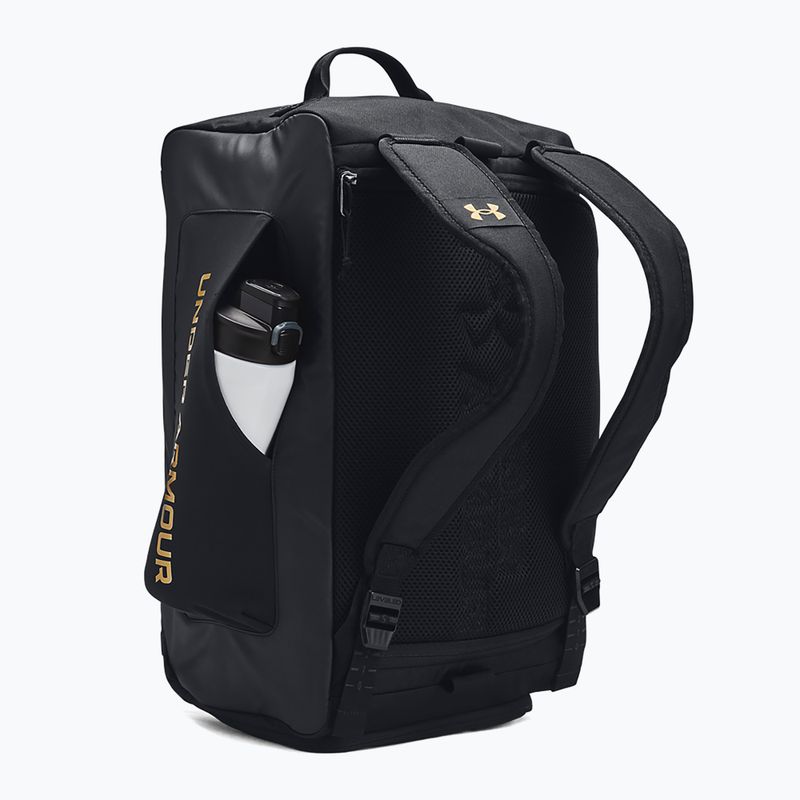 Geantă de antrenament Under Armour Contain Duo 40 l black/metallic gold 3