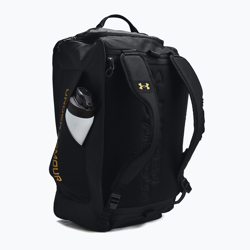 Geantă de antrenament Under Armour Contain Duo 50 l black/metallic gold 3