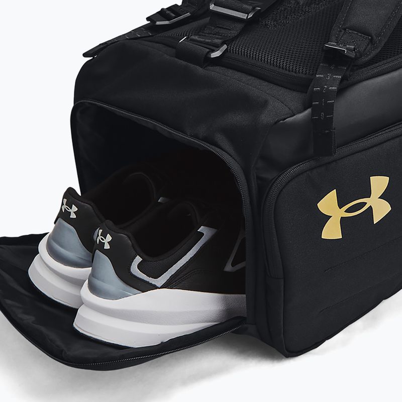 Geantă de antrenament Under Armour Contain Duo 50 l black/metallic gold 5