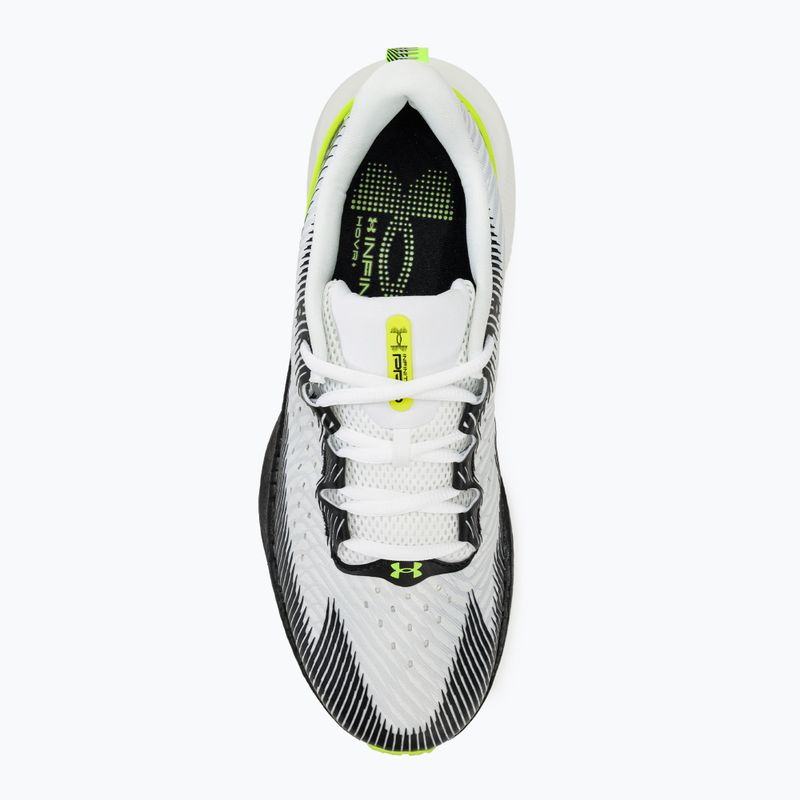 Încălțăminte de alergare pentru bărbați Under Armour Infinite Pro white/black/high vis yellow 5