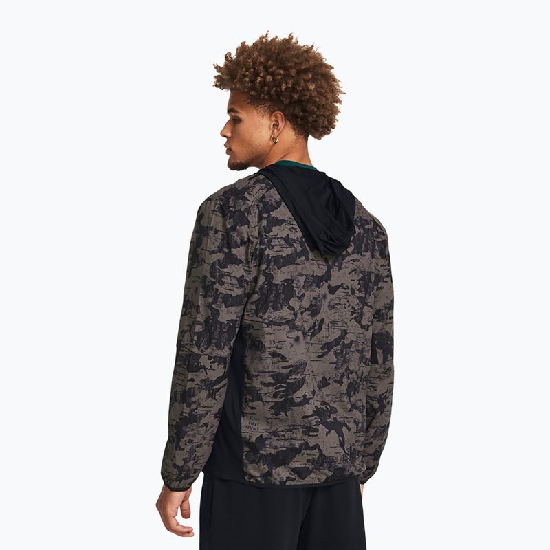 Geacă pentru bărbați Under Armour Project Rock Iso Tide Hybrid brown 2