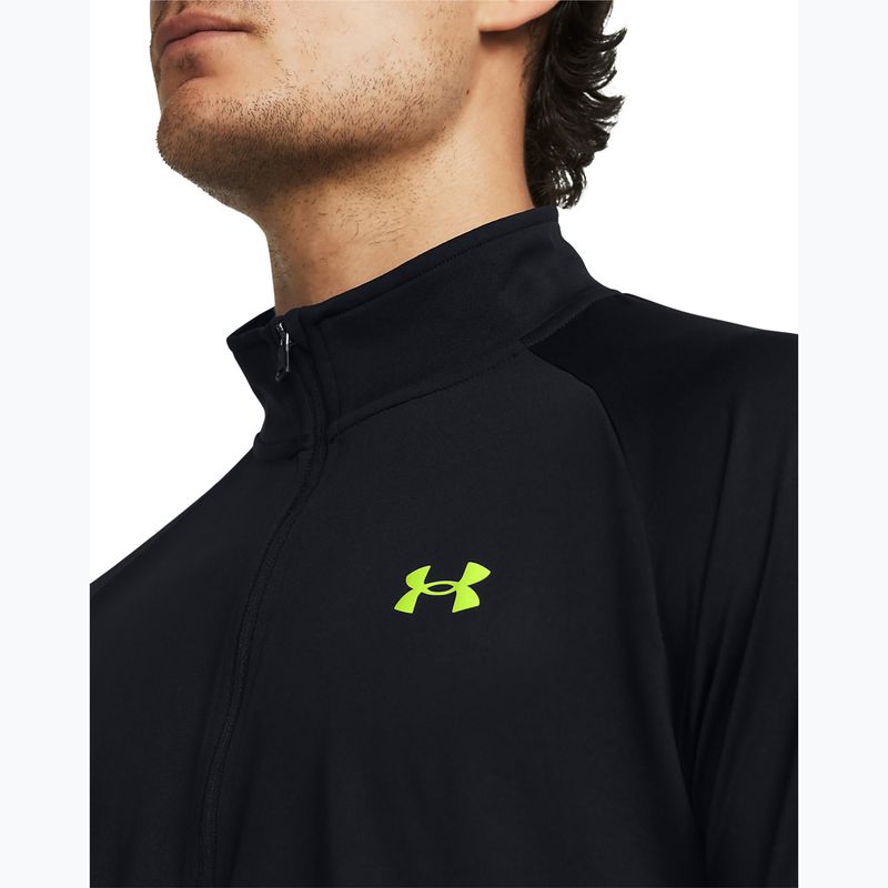 Bluză pentru bărbați Under Armour Tech 2.0 1/2 Zip black/high vis yellow 3