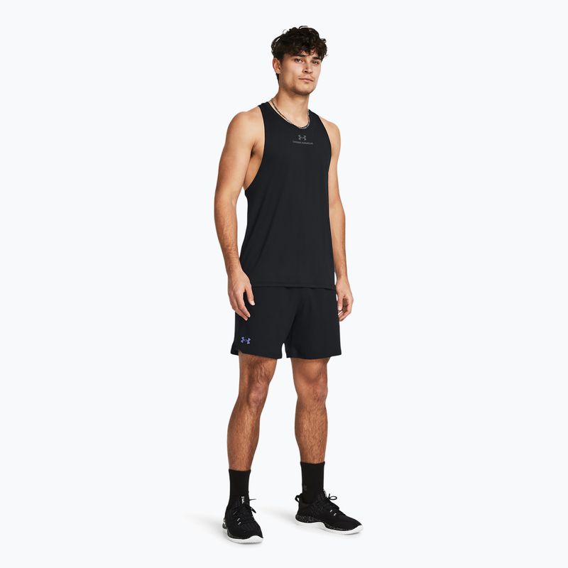 Pantaloni scurți de antrenament pentru bărbați Under Armour Ua Vanish Woven 6in black/starlight 2