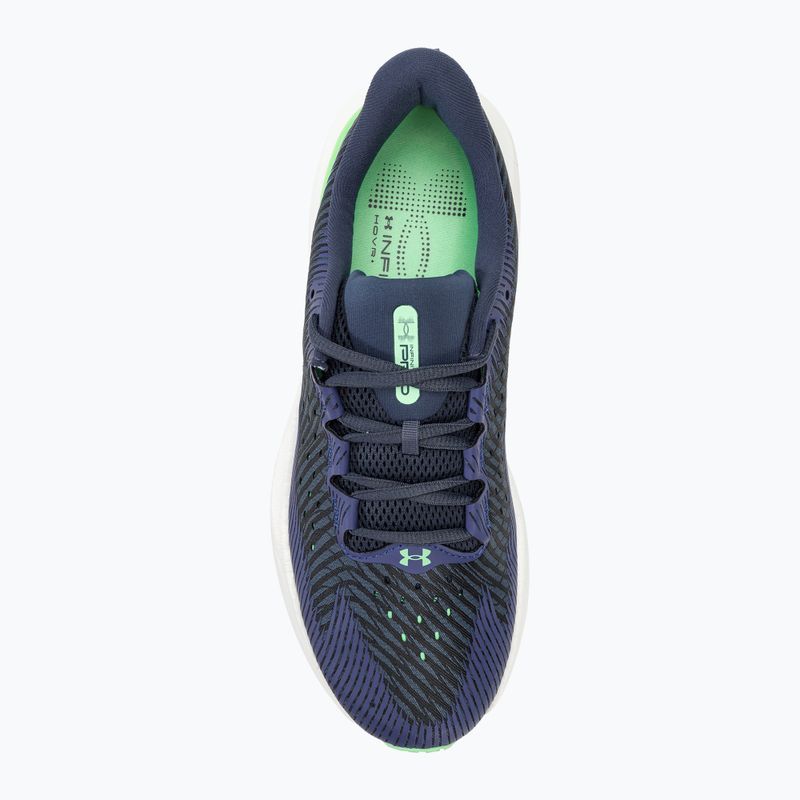 Încălțăminte de alergare pentru bărbați Under Armour Infinite Pro downpour gray/starlight/matrix green 5