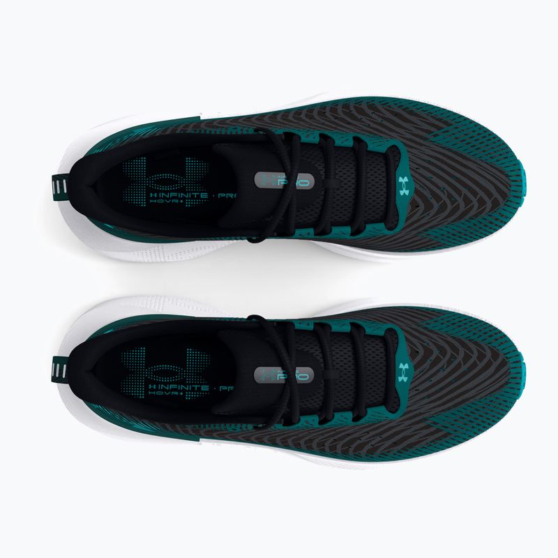 Încălțăminte de alergare pentru bărbați Under Armour Infinite Pro black/hydro teal/circuit teal 11