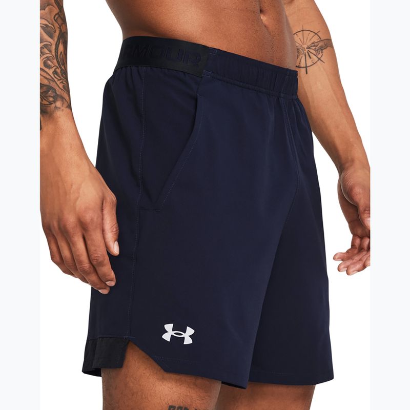 Pantaloni scurți de antrenament pentru bărbați Under Armour UA Vanish Woven 6in midnight navy/mod gray 4