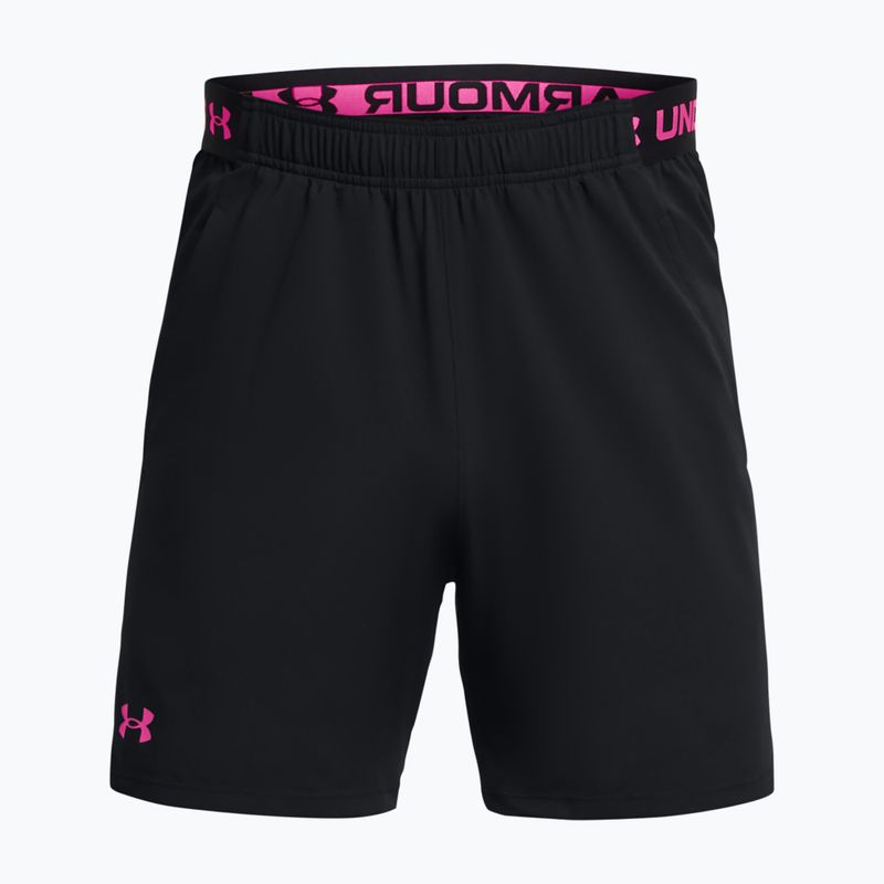 Pantaloni scurți de antrenament pentru bărbați Under Armour Ua Vanish Woven 6in black/astro pink 5