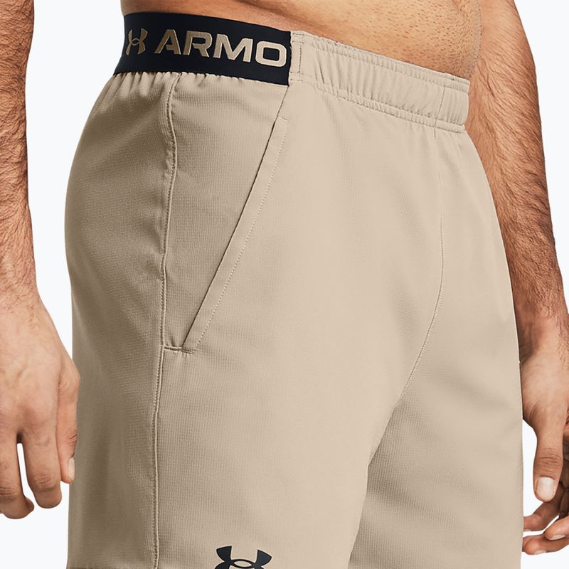 Pantaloni scurți de antrenament pentru bărbați Under Armour UA Vanish Woven 6in timberwolf taupe/black 4