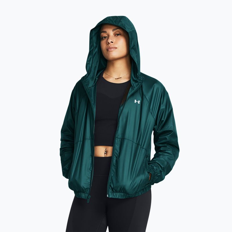 Geacă de vânt pentru femei Under Armour Sport Windbreaker hydro teal/white