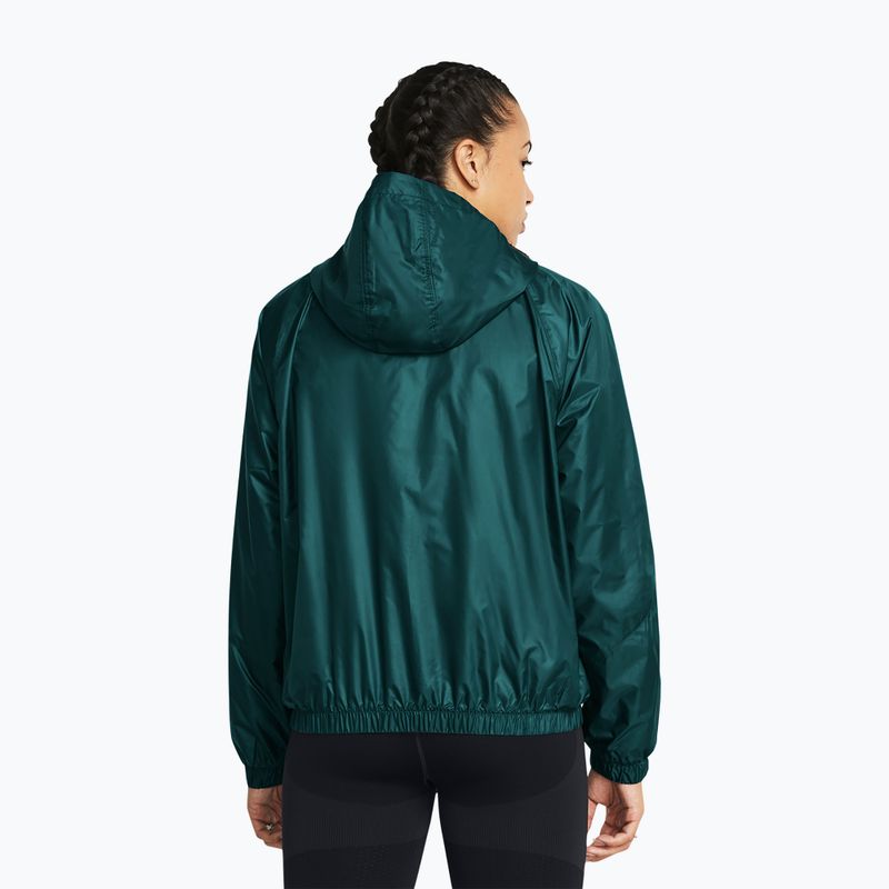 Geacă de vânt pentru femei Under Armour Sport Windbreaker hydro teal/white 2