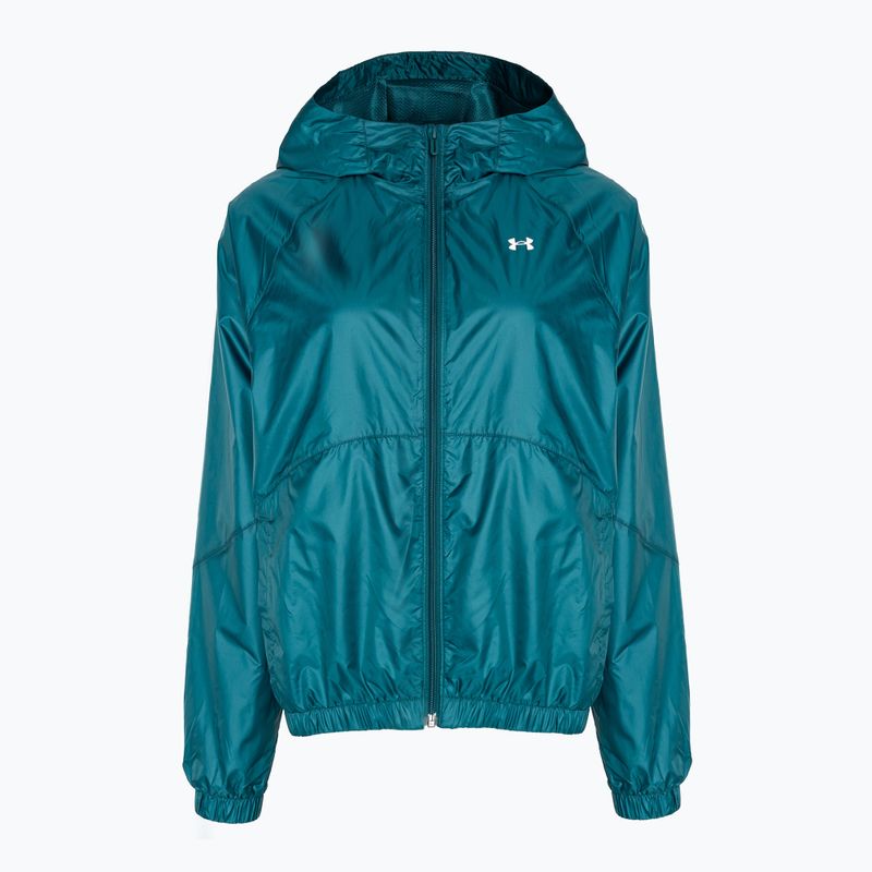 Geacă de vânt pentru femei Under Armour Sport Windbreaker hydro teal/white 3