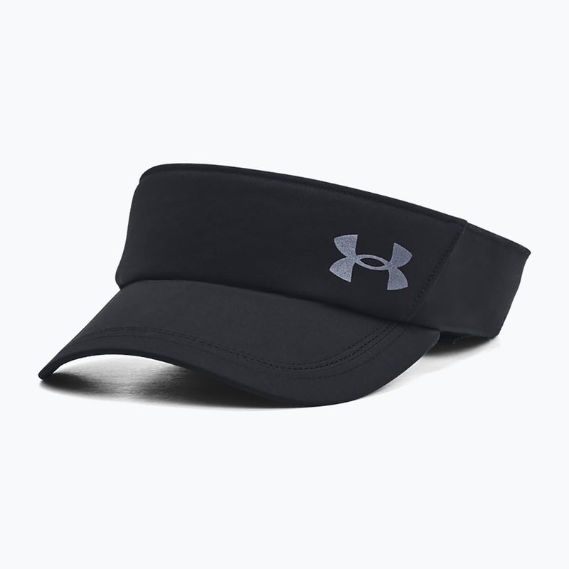 Vizieră de alergare pentru femei Under Armour Launch black/black/reflective